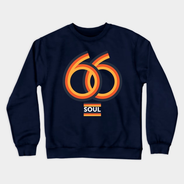 66 Soul Crewneck Sweatshirt by modernistdesign